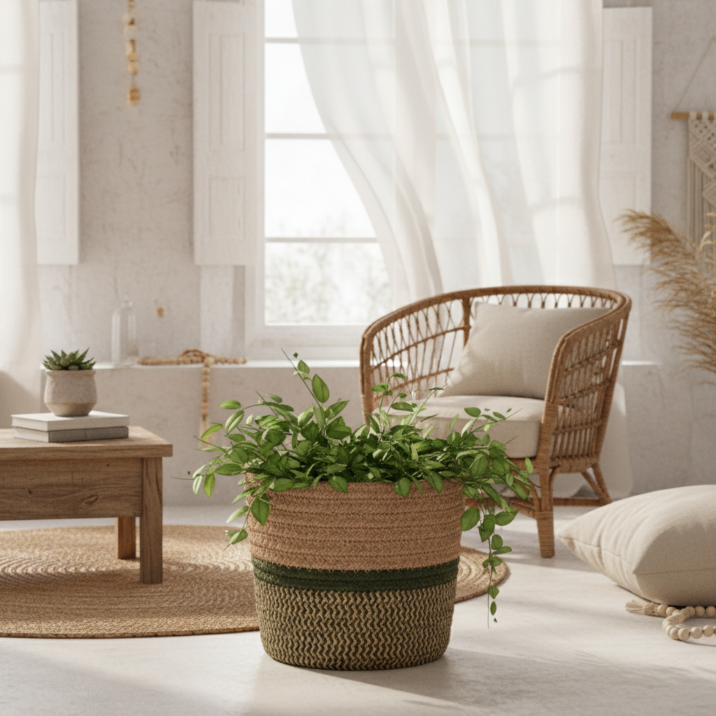 Basket Seagrass mand ibiza style