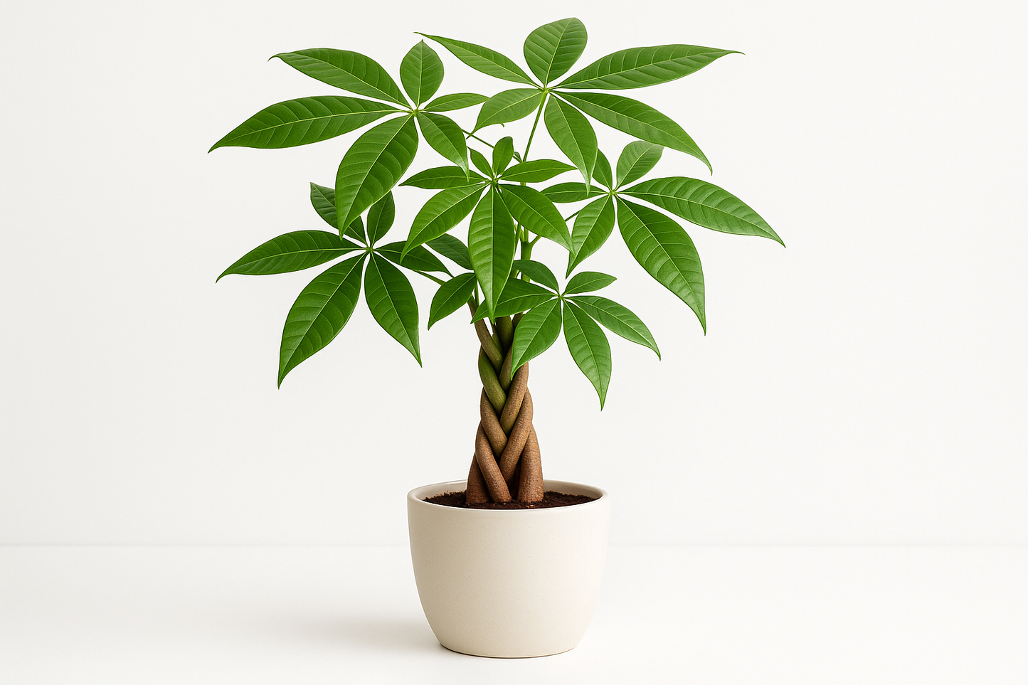 Pachira Aquatica Gevlochten Stam