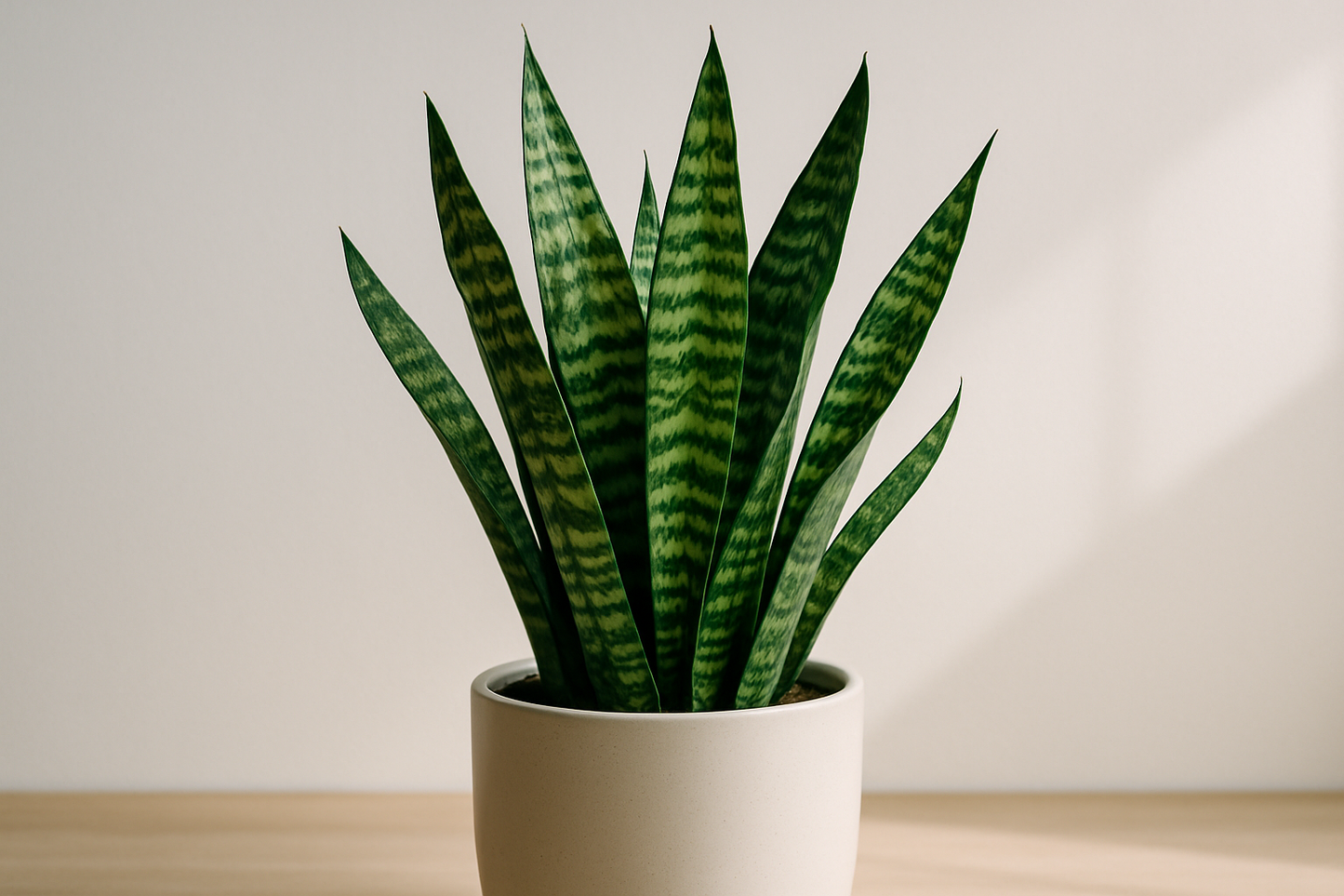 Sansevieria Zeylanica.Stevige Sansevieria Zeylanica kamerplant voor binnen.