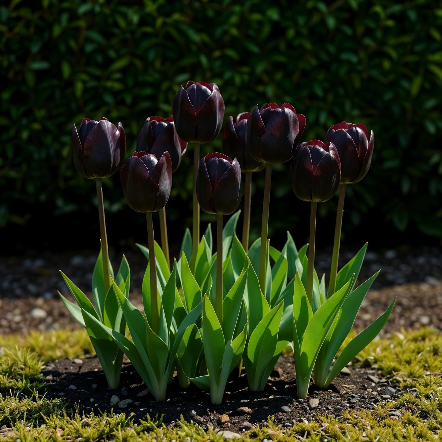 Tulp Triumph Black - Kleur Donker Paars