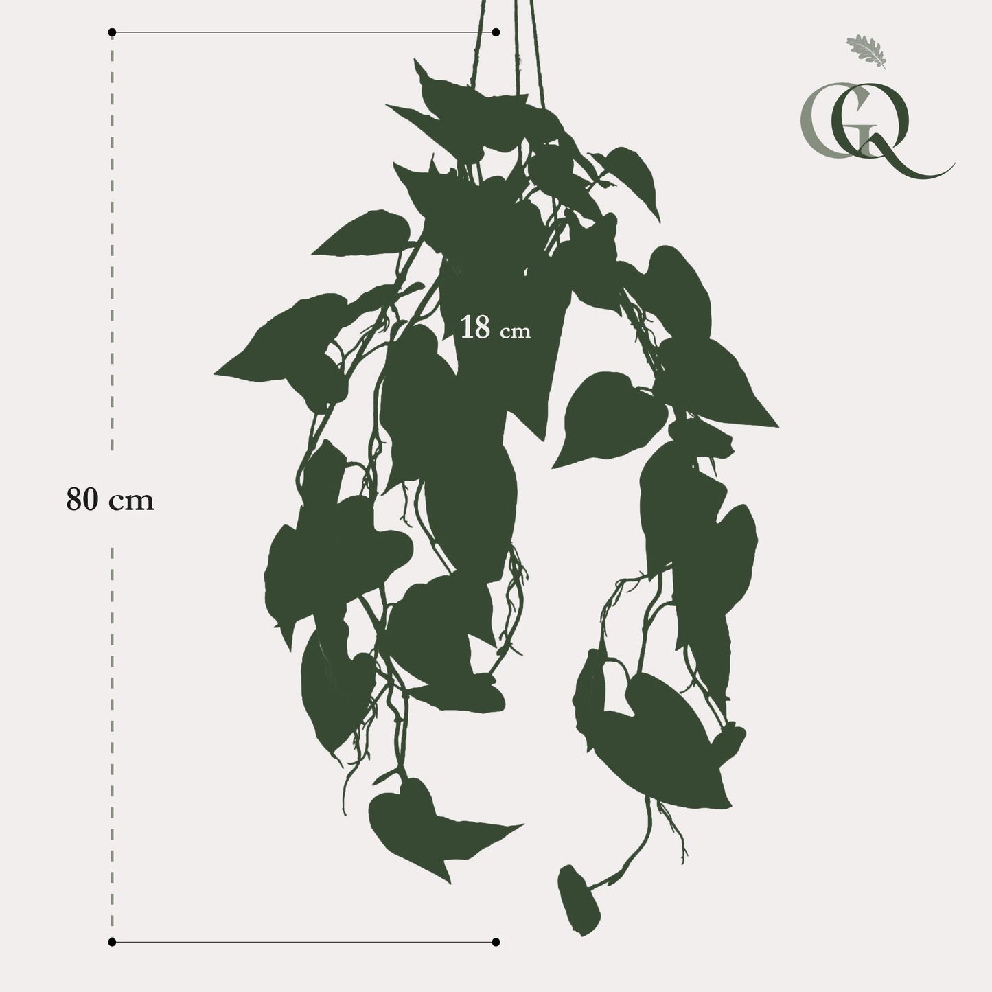 Kunstplant Philodendron scandens | Decoratie | Kunstplant