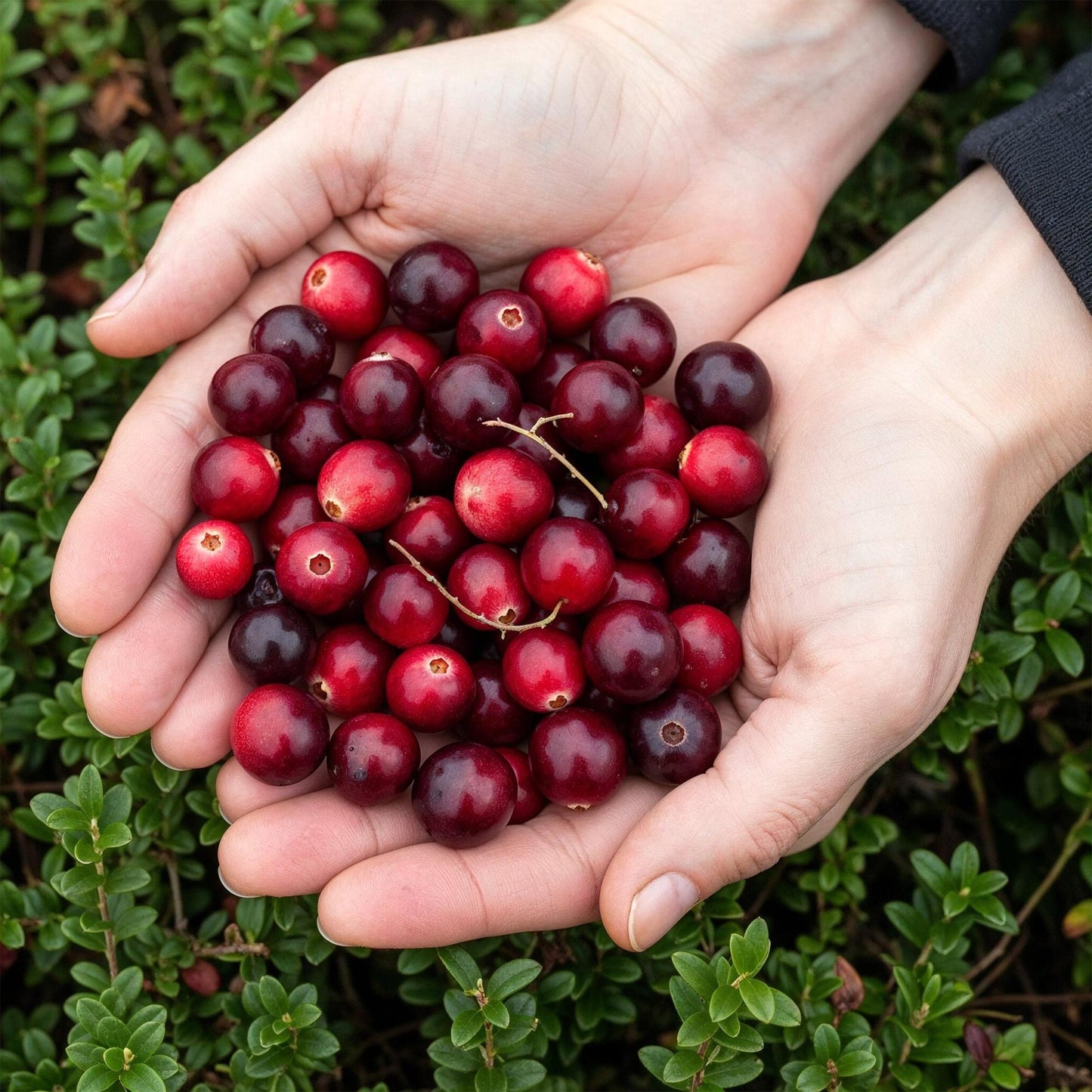Vaccinium macrophylla Early Black – blauwe bes fruitplant – 3 stuks in pot 9 cm – winterhard, geschikt voor tuin, border en balkon, met donkerrode bessen. intratuin