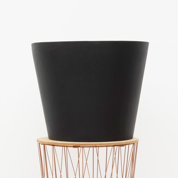 Bucket Black Bloem Pot - L - 68cm x 60cm