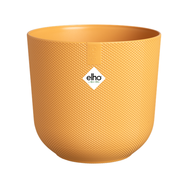 Pot Elho Jazz Round Amber Yellow - D14 x H13