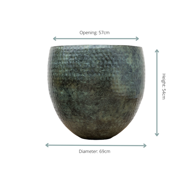 Pot Fabien Mystic Green. D69cm x H54cm