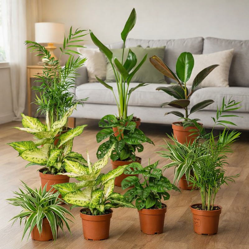 10x Verrassingsbox Kamerplanten | Ontvang 10 Unieke Groene Kamerplanten - Planttoday