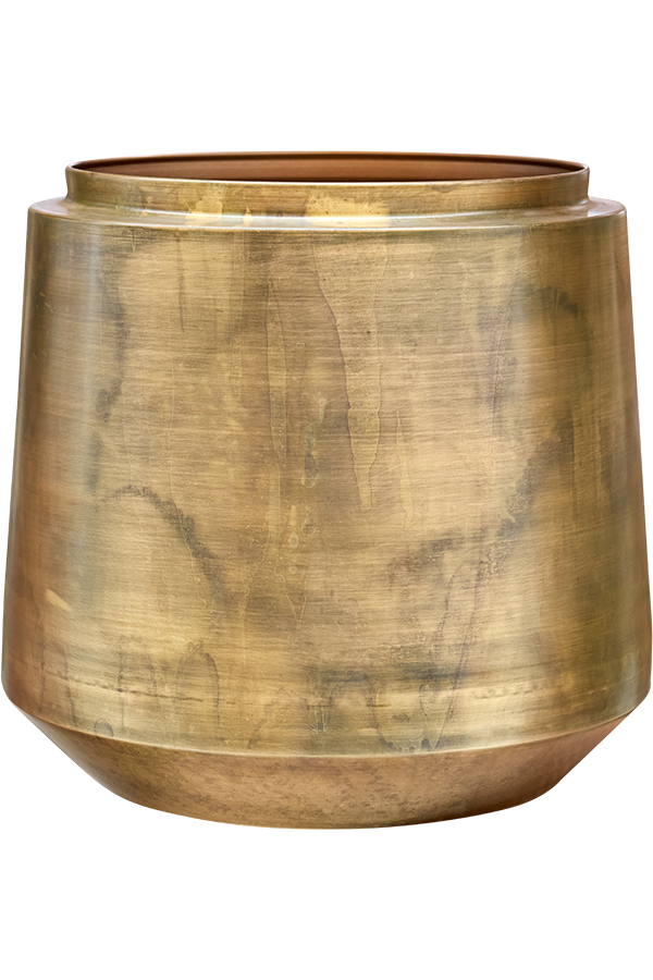 Pot Indigo Vintage Gold | Luxe Binnenpot | Antieke Koperlook