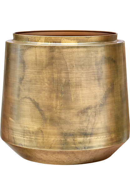 Pot Indigo Vintage Gold | Luxe Binnenpot | Antieke Koperlook