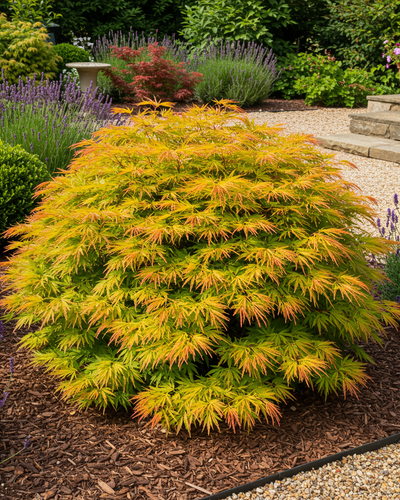 Acer palmatum ‘Summergold’ – Stralende gouden bladeren