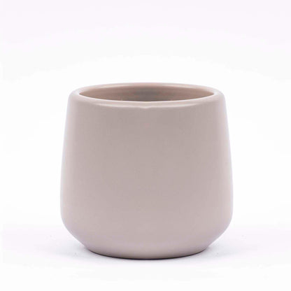 Mini planten set 6 – inclusief 6 compacte kamerplanten met grijze matte keramische pot Joey, ideaal voor een groene en stijlvolle toevoeging in huis"