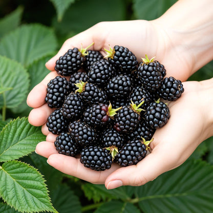 3 x Fruit Plants | Thornless Blackberry | Rubus Thornfree | Black Blackberry