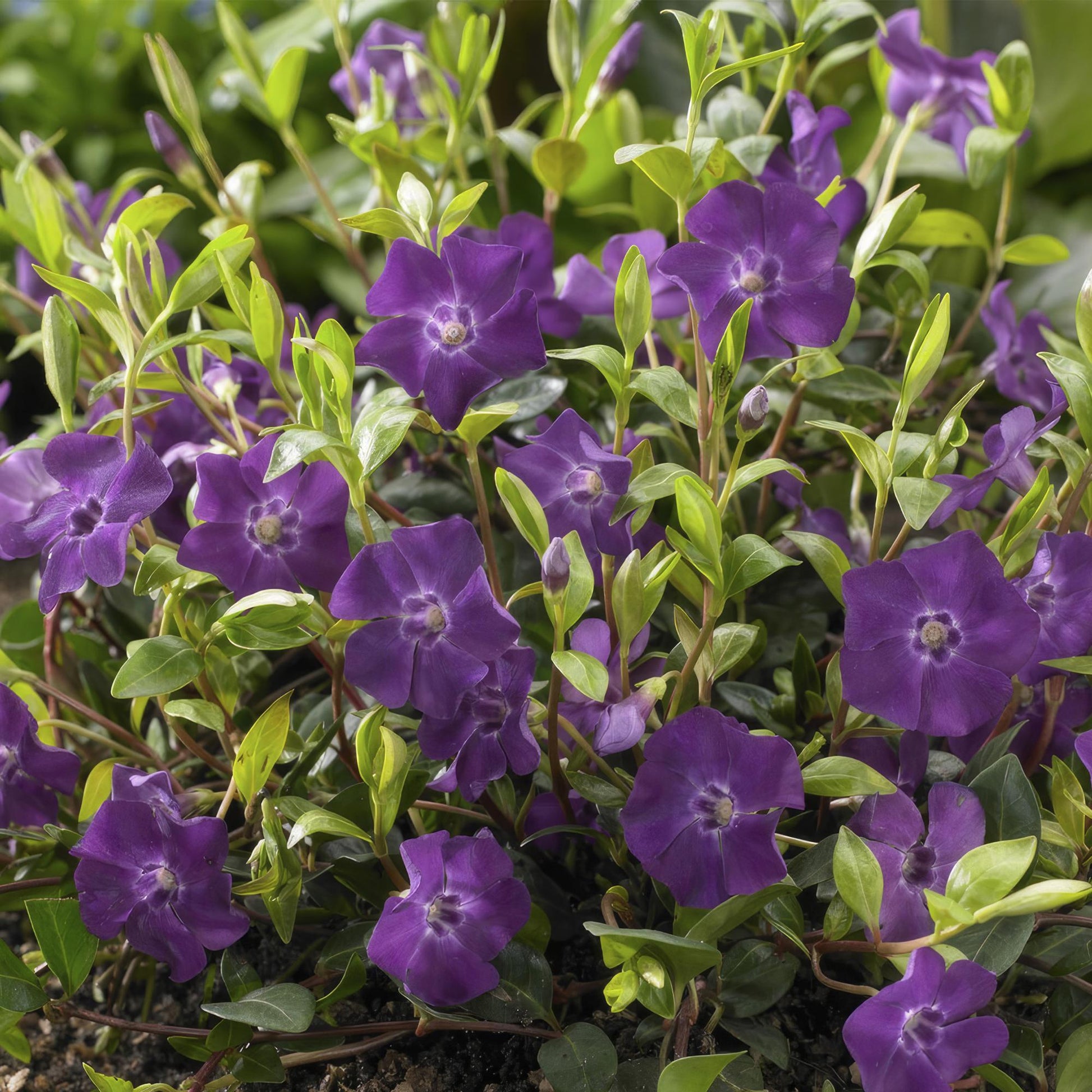 Vinca minor 'Atropurpurea' Buitenplant | Vlambloem - Planttoday