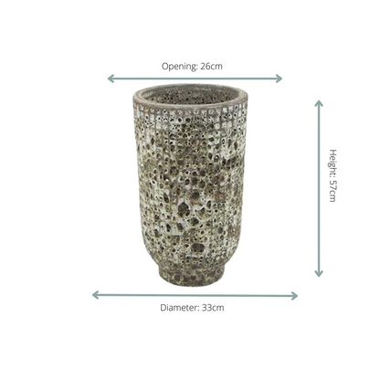 Grote Vaas Maestro earth |elegant design voor interieurdecoratie