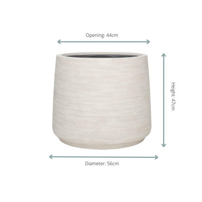 Jumbo Patt Ivory Washed | Urban-collectie | Plantbak