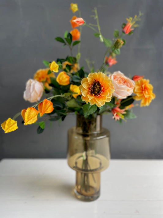 Kunstbloemen | Boeket L | Pretty Orange