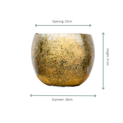 Ellen Brass - 38x31 Prachtige Bloempot