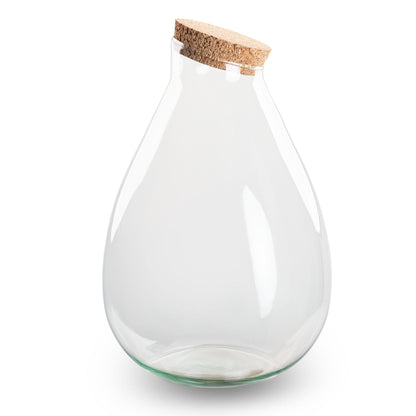 Terrarium fles met kurk | Drop XL