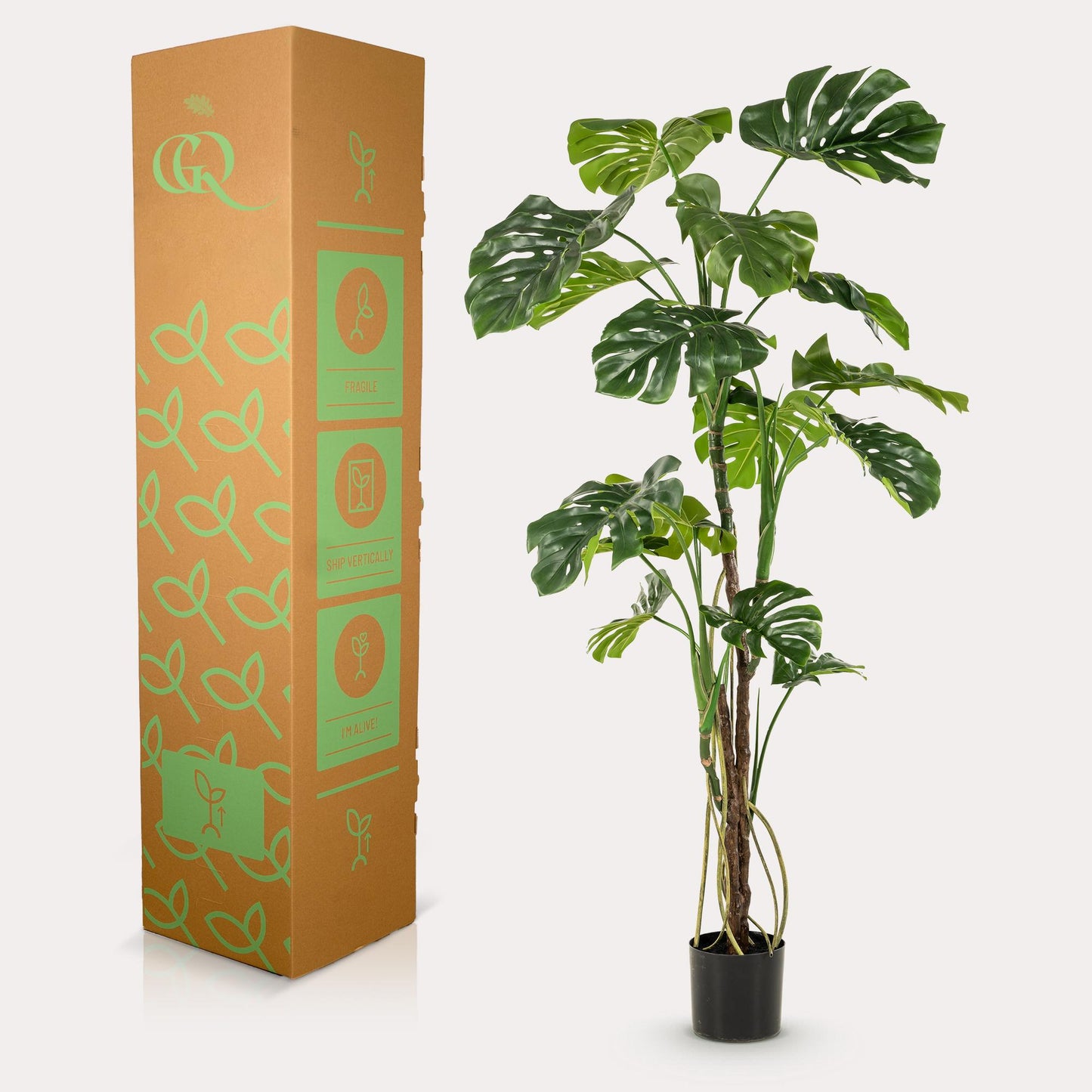 Kunstplant - Monstera  - Gatenplant - 180cm