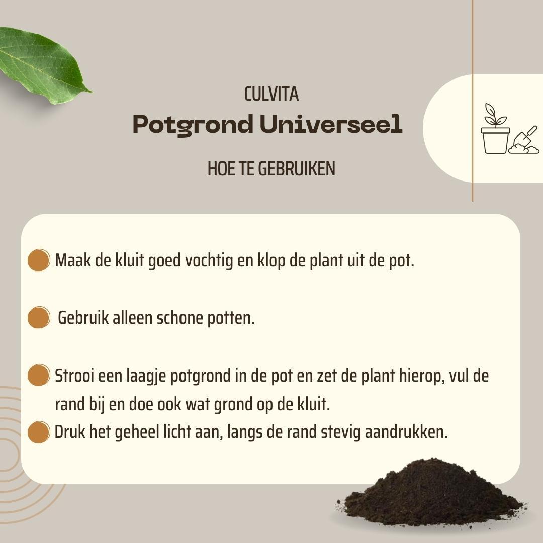 Culvita Universele Potgrond met plantenvoeding | 40 liter