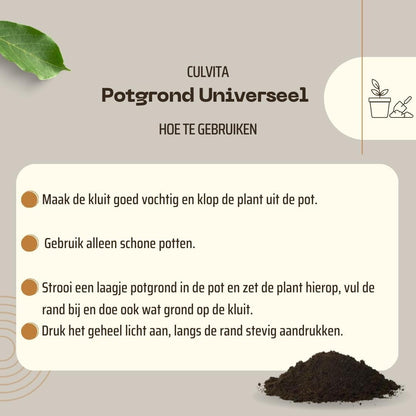 Culvita Universele Potgrond met plantenvoeding | 40 liter