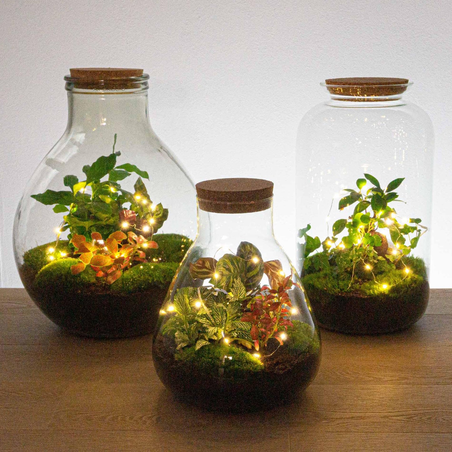 Flexibele draadverlichting 20 warm witte ledlampjes