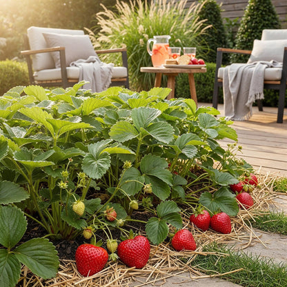 3 x Fruit Plants | Strawberry | Fragaria Elvira