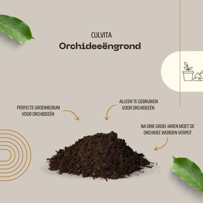 Culvita | Orchidee grond 5 liter | potgrond geschikt voor Orchidee