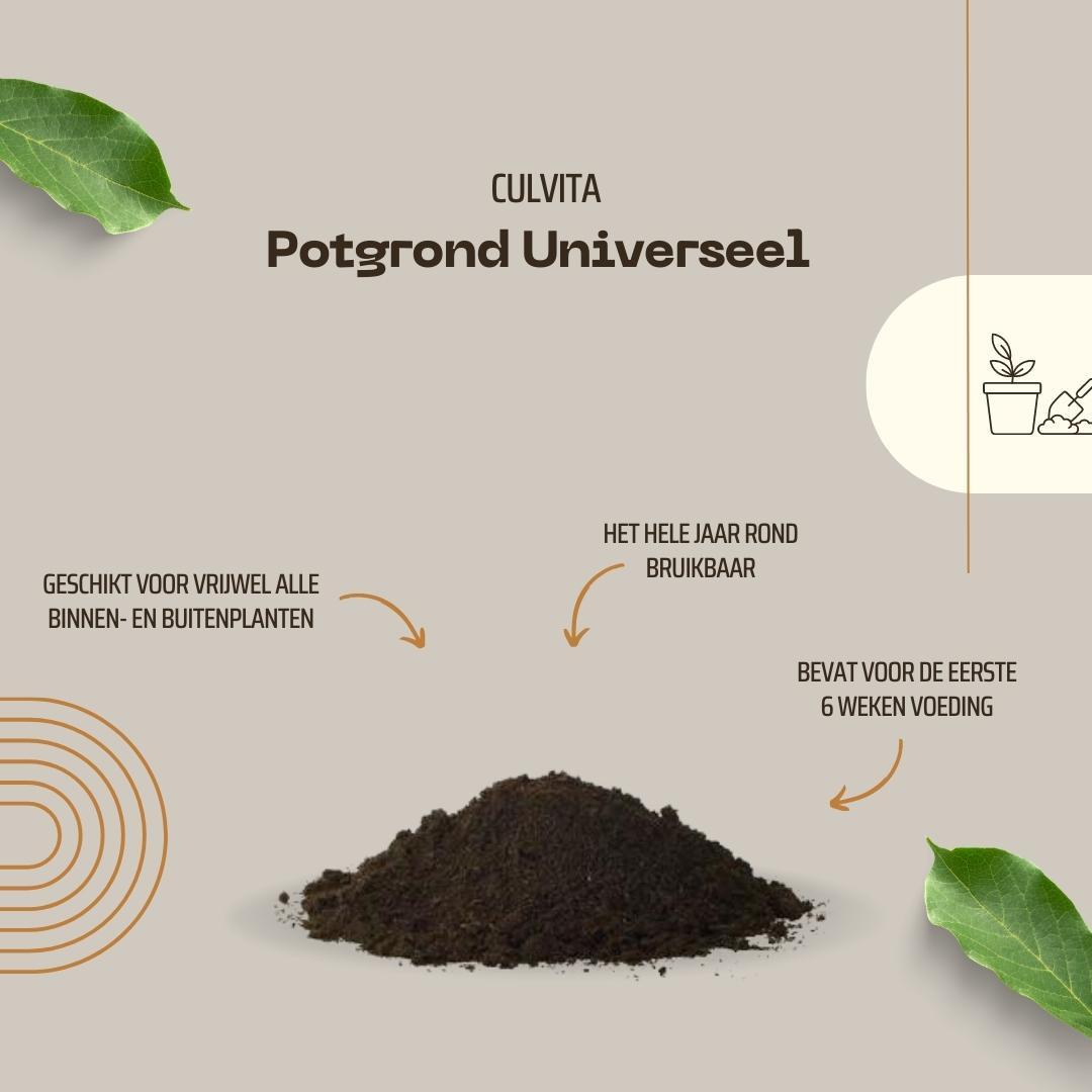 Culvita Universele Potgrond met plantenvoeding | 40 liter
