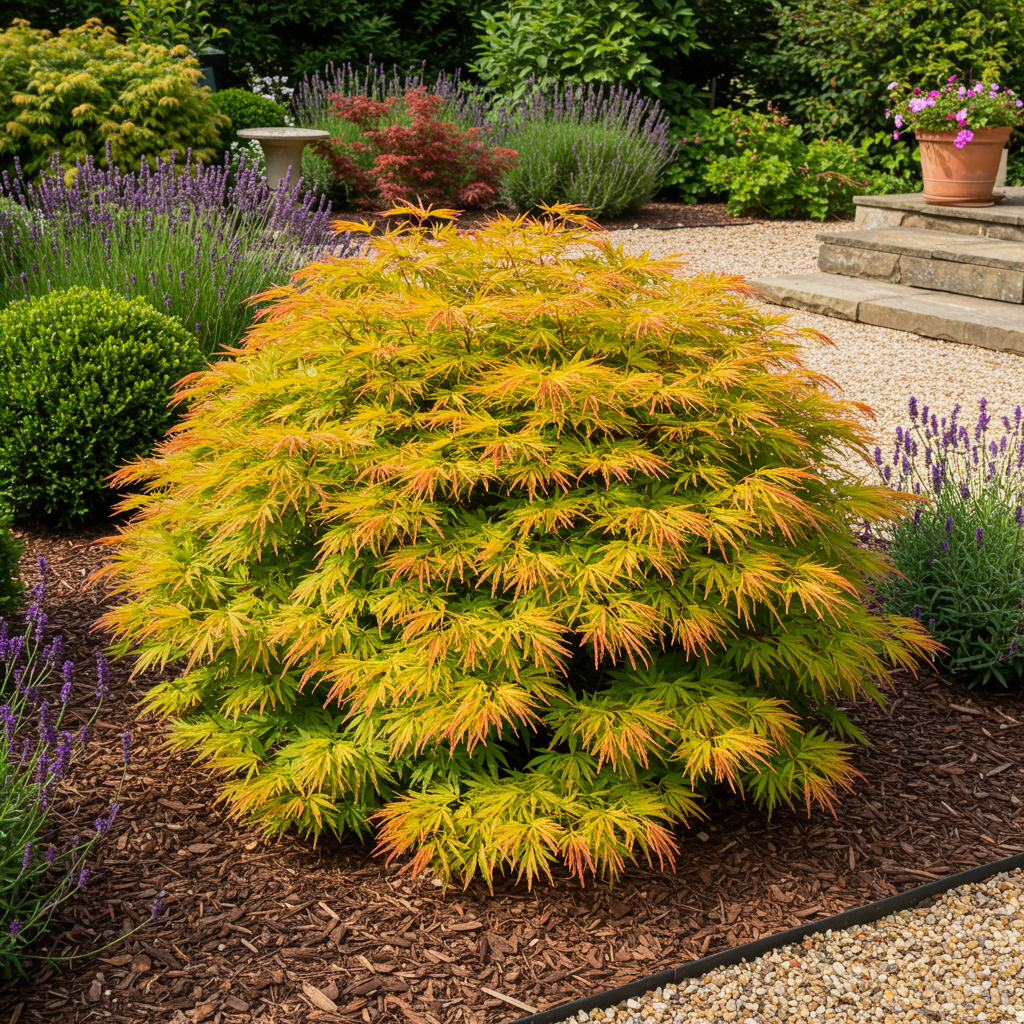Japanischer Ahorn - Acer palmatum Summergold 1 Pflanze