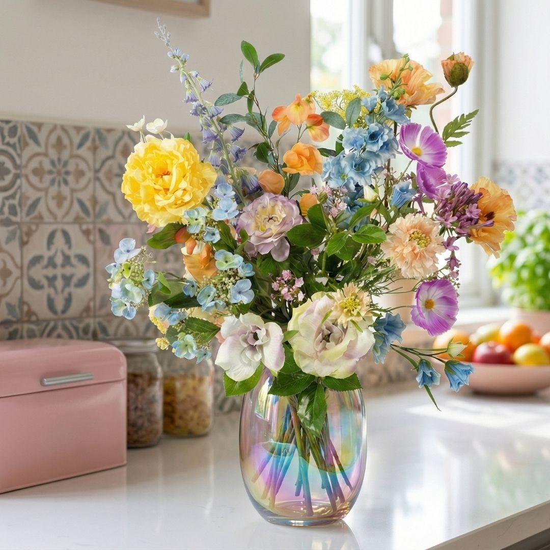 Kunstbloemen boeket | Soft Spring Deluxe | Real Touch  18 stelen