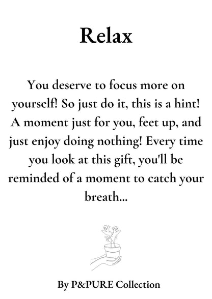 Aloe Vera Gift "Relax" | Met wenskaart