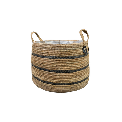Mand Isla Black | Plantenmand | kamerplant - Planttoday