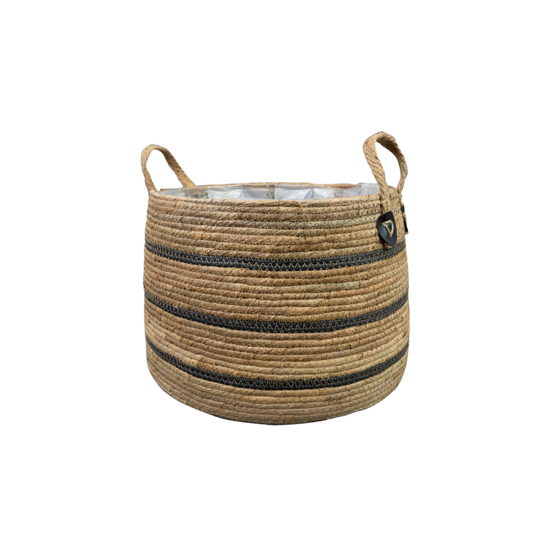 Mand Isla Black | Plantenmand | kamerplant - Planttoday