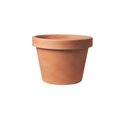 Grote terrakleurige design pot voor stijlvolle kamerplanten