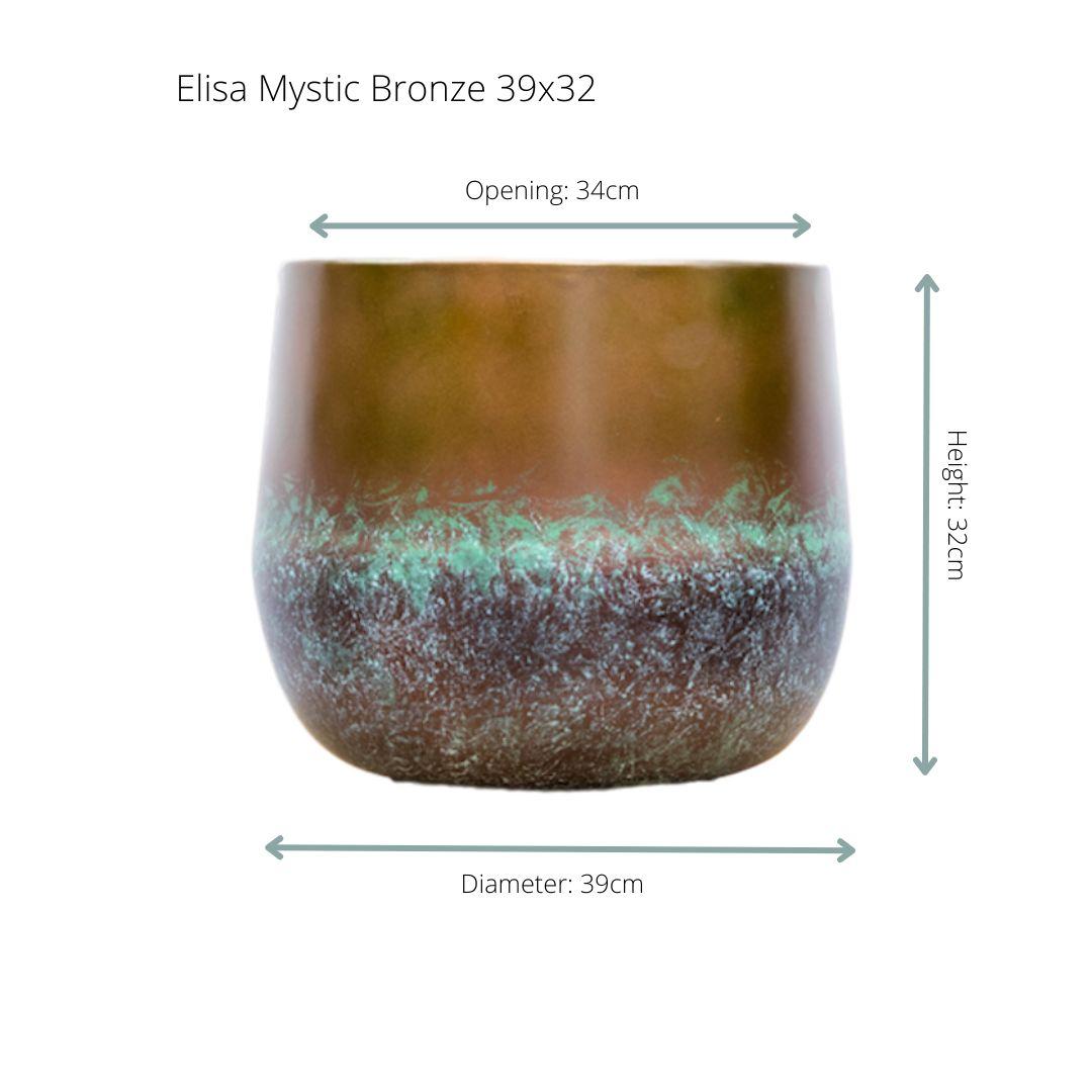 Elisa Mystic Bronze | Bloempot | Kamerplant