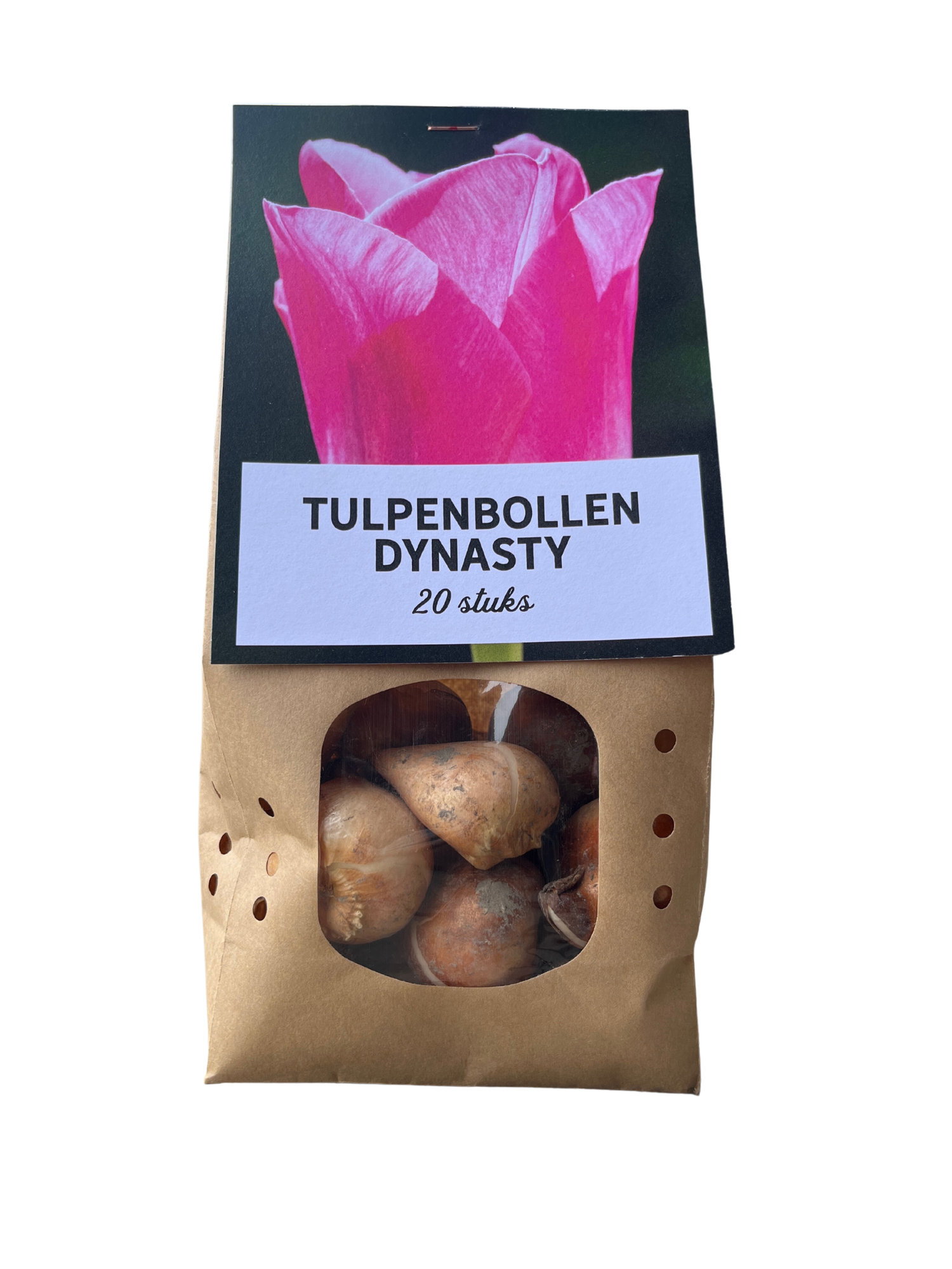 Zachtroze Dynasty tulpenbollen van KH Bloembollen – 20 stuks, elegante tuin- en snijbloem