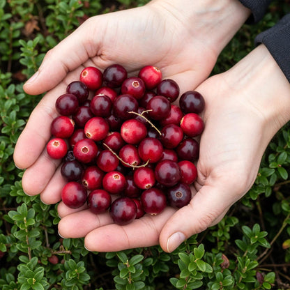 Vaccinium macrophylla Early Black – blauwe bes fruitplant – 3 stuks in pot 9 cm – winterhard, geschikt voor tuin, border en balkon, met donkerrode bessen. intratuin