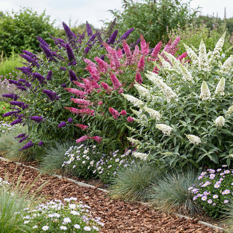 3 x Buddleja davidii Tricolour | Vlinderstruik | Winterhard
