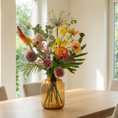 Kunstbloemen boeket | Tropical Chic Deluxe | Real Touch  13 stelen