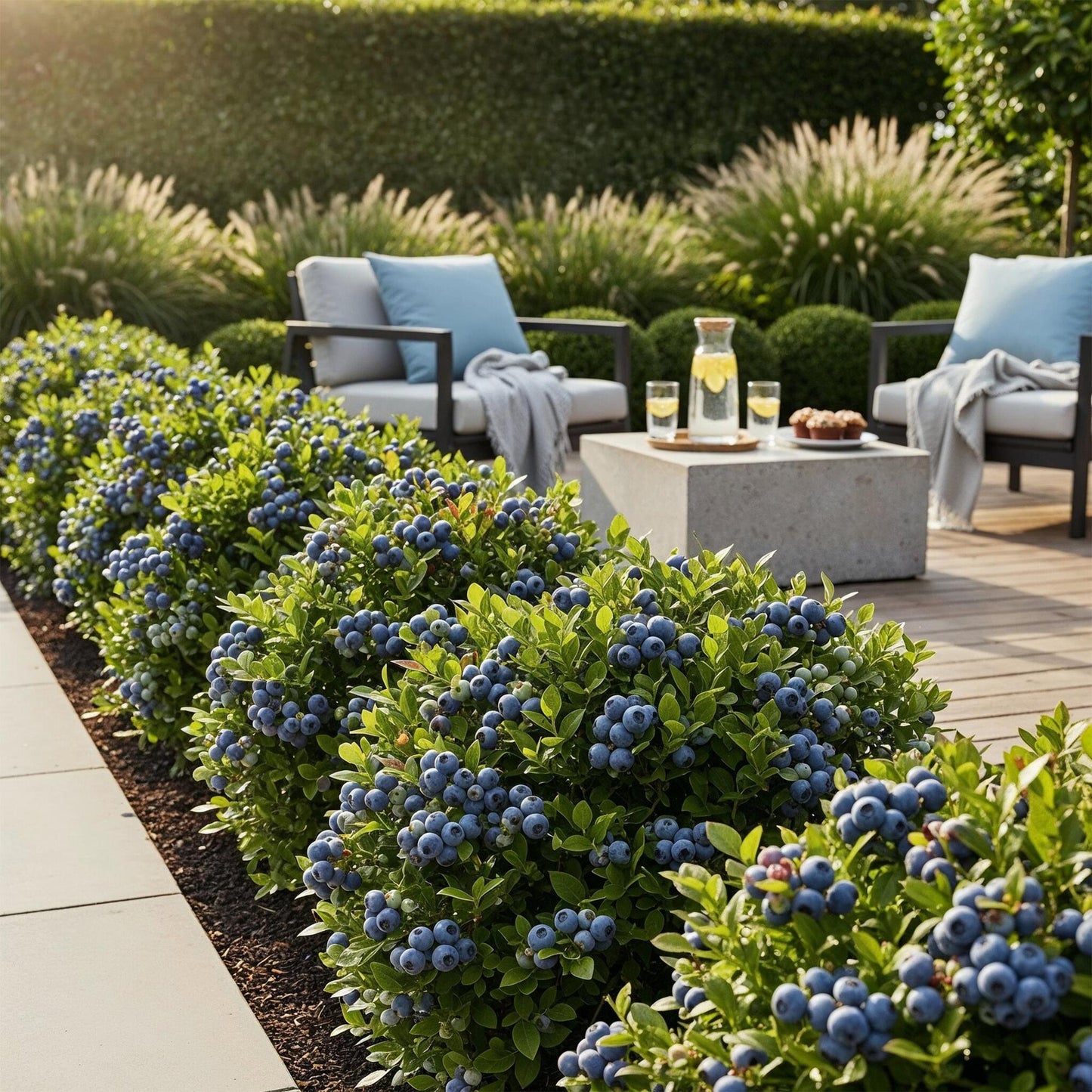 6 x Fruitplanten Blauwe Bes Vaccinium corymbossum Goldtraube | Biofruit