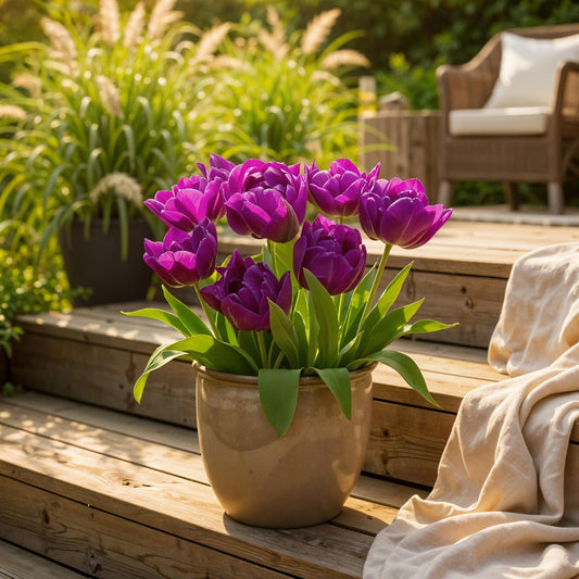 Tulipa 'Double Lilac' Buitenplant | Tulp Paars