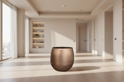 De Pot Stijn | is een elegante metalen pot | in meerdere kleuren