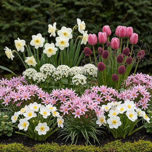 Bulb Garden Pink Mix bloembollen in cadeauverpakking – diverse roze soorten voor borders en potten