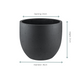 Pot Grigio New Egg Antraciet | Bloempot | Harry Styless