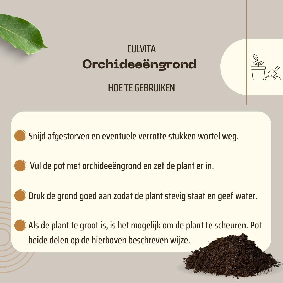 Culvita | Orchidee grond 5 liter | potgrond geschikt voor Orchidee