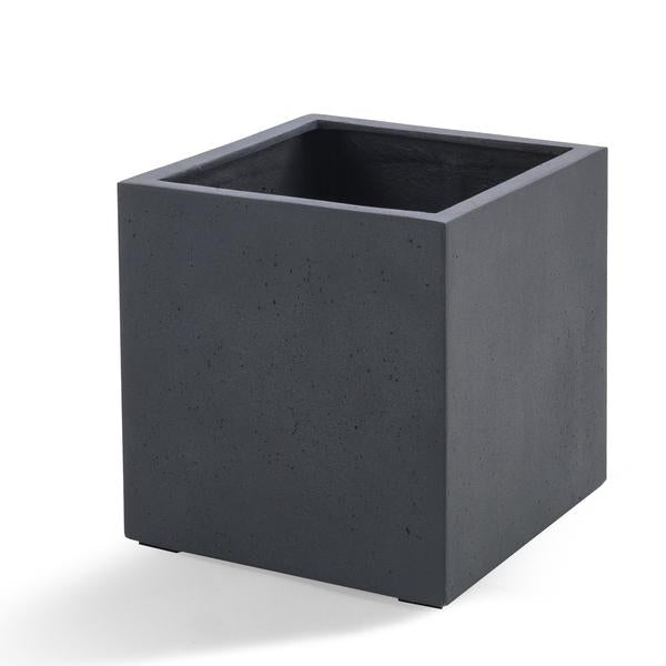 Pot Grigio Cube Antraciet - D40cm  x H40cm