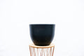 Pot Eggy Antraciet - Bloempot voor binnen en buiten  D100 x H77 - Planttoday