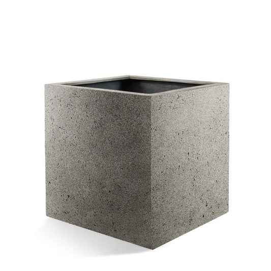 Pot Grigio Cube Natural Concrete - D50cm x H50cm
