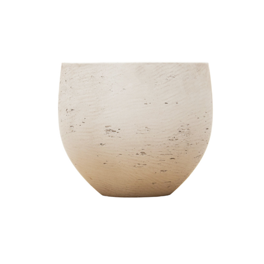 Bloempot Jumbo Orb Beige Washed Bloempot  - XS - Diameter 69cm  x Hoogte 57cm