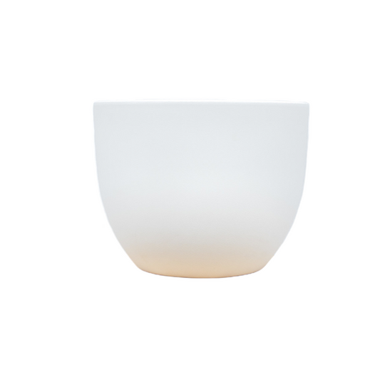 Pot Eggy White Indoor and outdoor pot - D100 x H77
